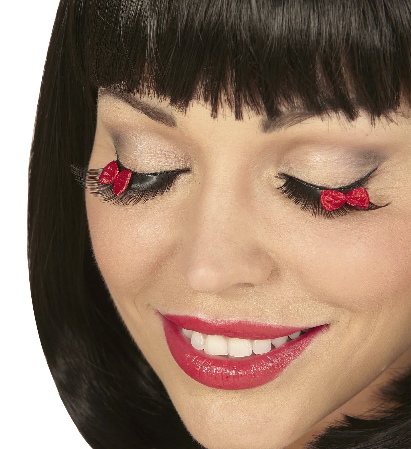 Pestañas Negras con Lazos Pestañas Widmann